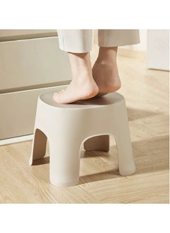 Household items Bathroom row stools thick plastic stools adult shoe changing stools children's small stools