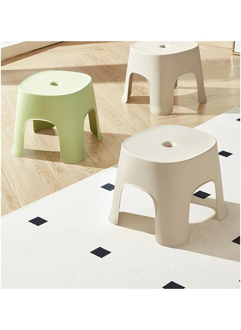 General - Household items Bathroom row stools thick plastic stools adult shoe changing stools children's small stools - Image 1