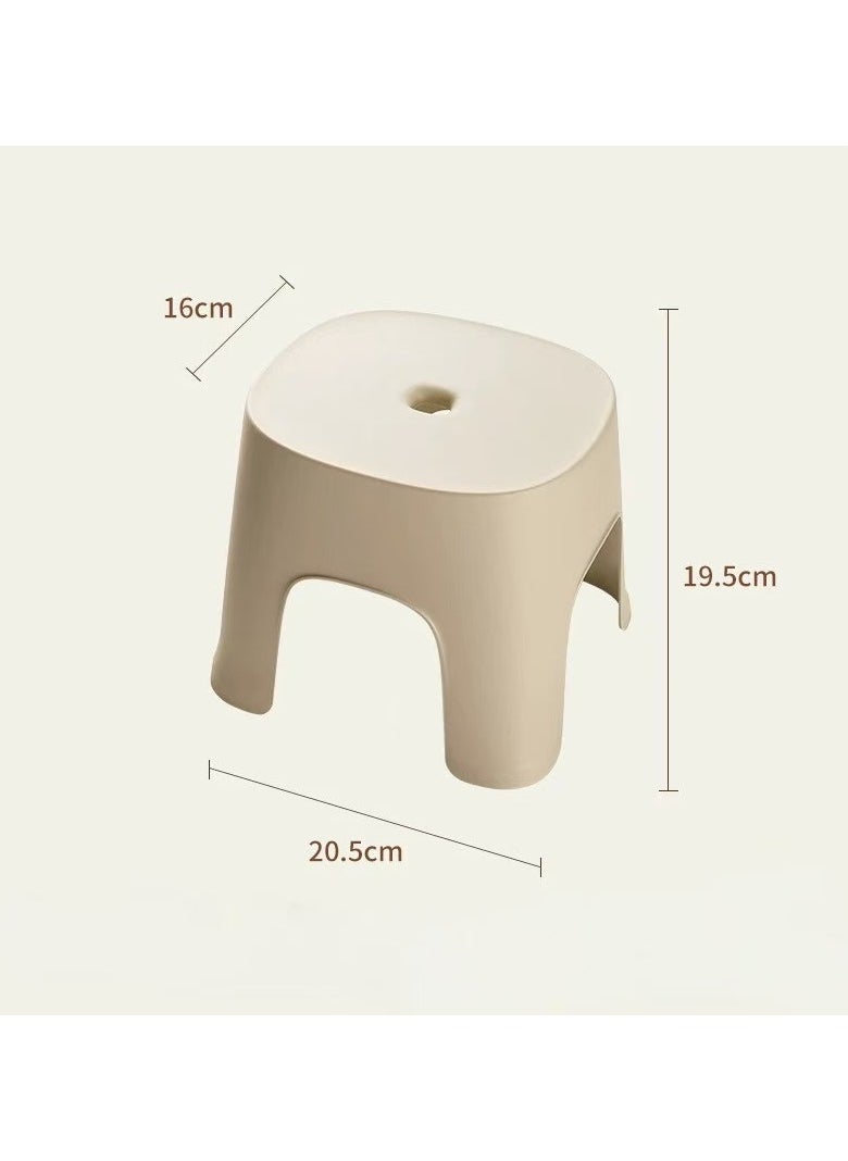 General - Household items Bathroom row stools thick plastic stools adult shoe changing stools children's small stools - Image 1