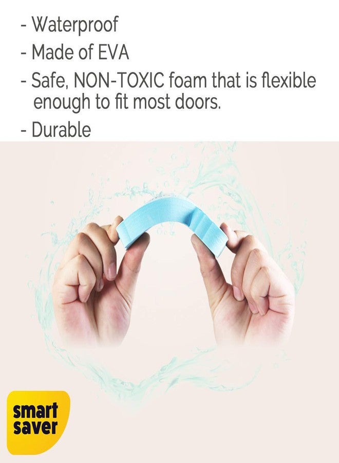 سمارت سيفر عبوة ذكية موفرة من قطعتين لحماية الأطفال من دخول الغرفة، سهلة الاستخدام بفضل سدادة الباب الإسفنجية الناعمة والمتينة. تمنع إصابات قرص الأصابع، وإغلاق الأبواب بقوة، وحبس الطفل أو الحيوان الأليف في الغرفة، لون بني. - Image 4