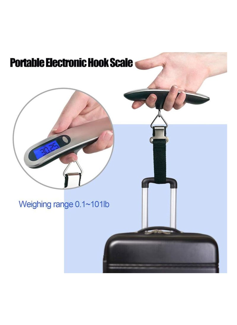 KRAWN - LCD Display Portable Digital Luggage Weighing Scale - Image 1
