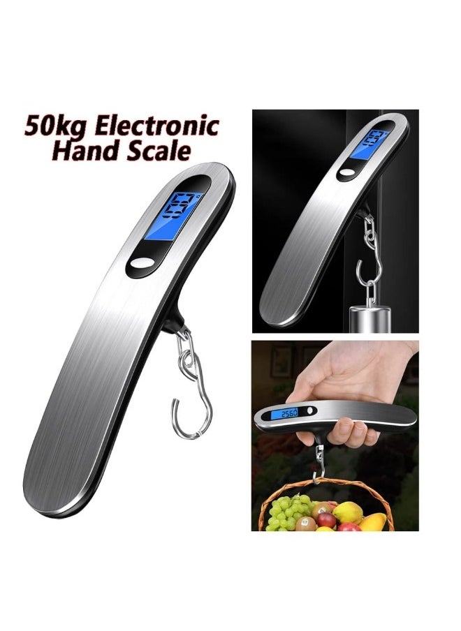 KRAWN - LCD Display Portable Digital Luggage Weighing Scale - Image 1