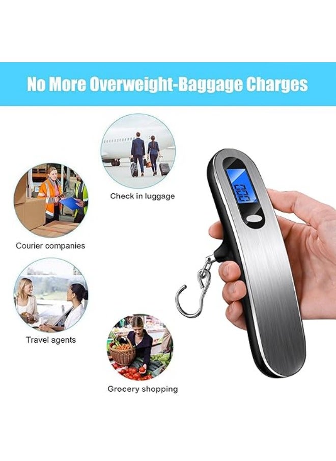 KRAWN - LCD Display Portable Digital Luggage Weighing Scale - Image 1