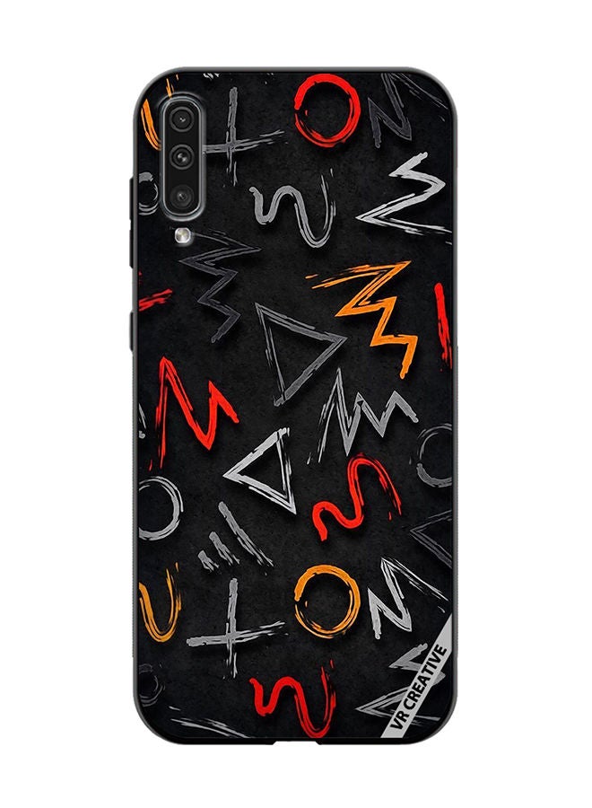 VR CREATIVE Protective Case Cover For Samsung Galaxy A50/A50s Abstract Design Multicolour - Image 1