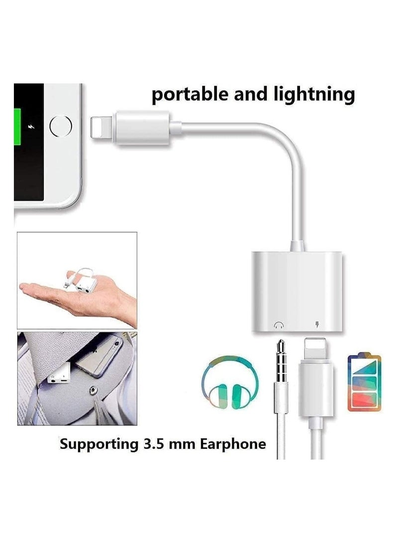 ELTRAZONE 2-In-1 Lightning To 3.5mm Headphone Audio Jack + Charge Cable - Image 4