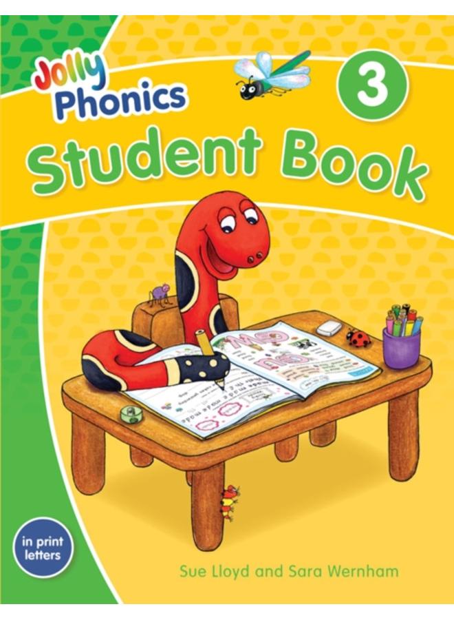 Jolly Phonics Student Book 3 : In Print Letters (American English edition) 