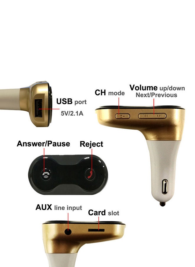 نيبمينينت Bluetooth Wireless FM Transmitter MP3 Player - Image 3