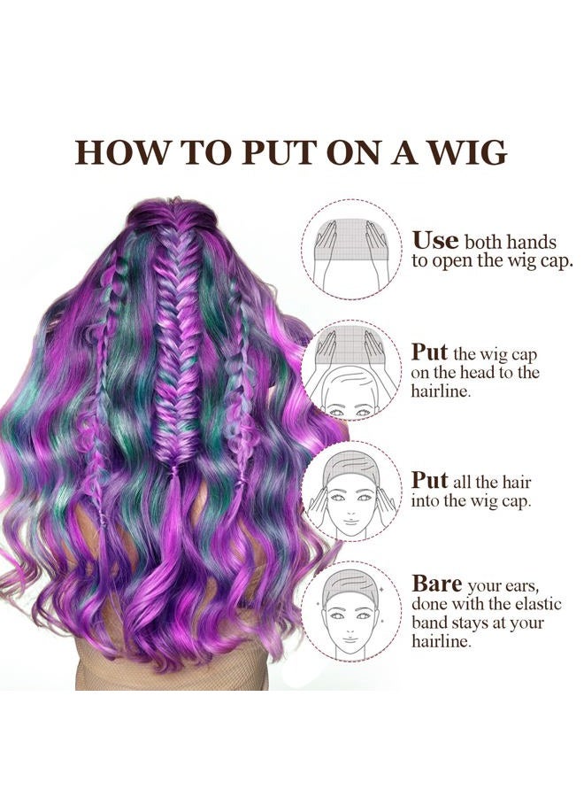 Wig Caps for Women Non Slip, 20 Pcs Stocking Wig Caps for Lace Front, Brown and Light Brown