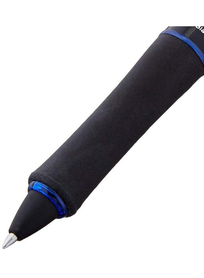 بايلوت قلم حبر جاف أسود بالكامل من Dr. Grip مقاس 0.7 مم، جسم أسود، لمسة زرقاء (Bdgfb80F-L) - Image 2