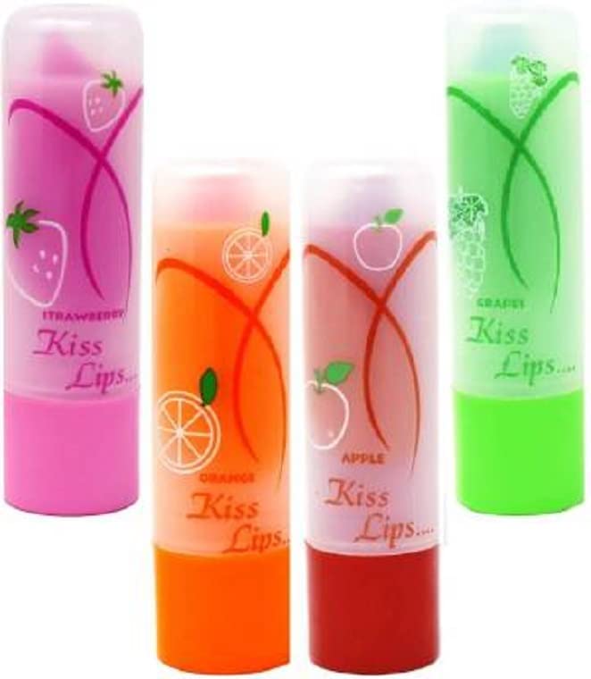 Elecsera Dark Lips with Vitamin E Pure Jelly 3D Natural Lip Balm Long Lasting Lip FRUITY Pack of 4 20 g - Image 1