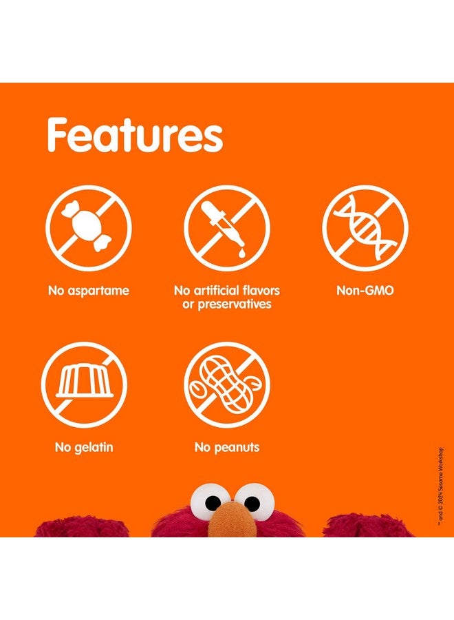 Webber Naturals Sesame Street Vitamin C Gummies for Kids 2+, 125 mg of Vitamin C per Gummy, 6 Month Supply, Free of Gluten, Dairy, Peanut & Gelatin, Immune Support, 180 Gummies - Image 2
