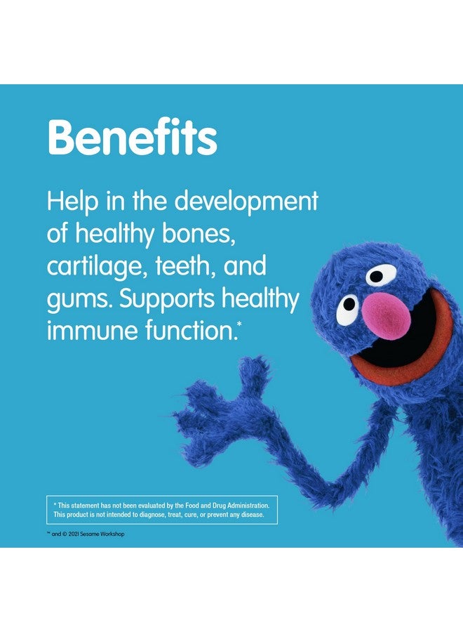 Webber Naturals Sesame Street Vitamin C Gummies for Kids 2+, 125 mg of Vitamin C per Gummy, 6 Month Supply, Free of Gluten, Dairy, Peanut & Gelatin, Immune Support, 180 Gummies - Image 5