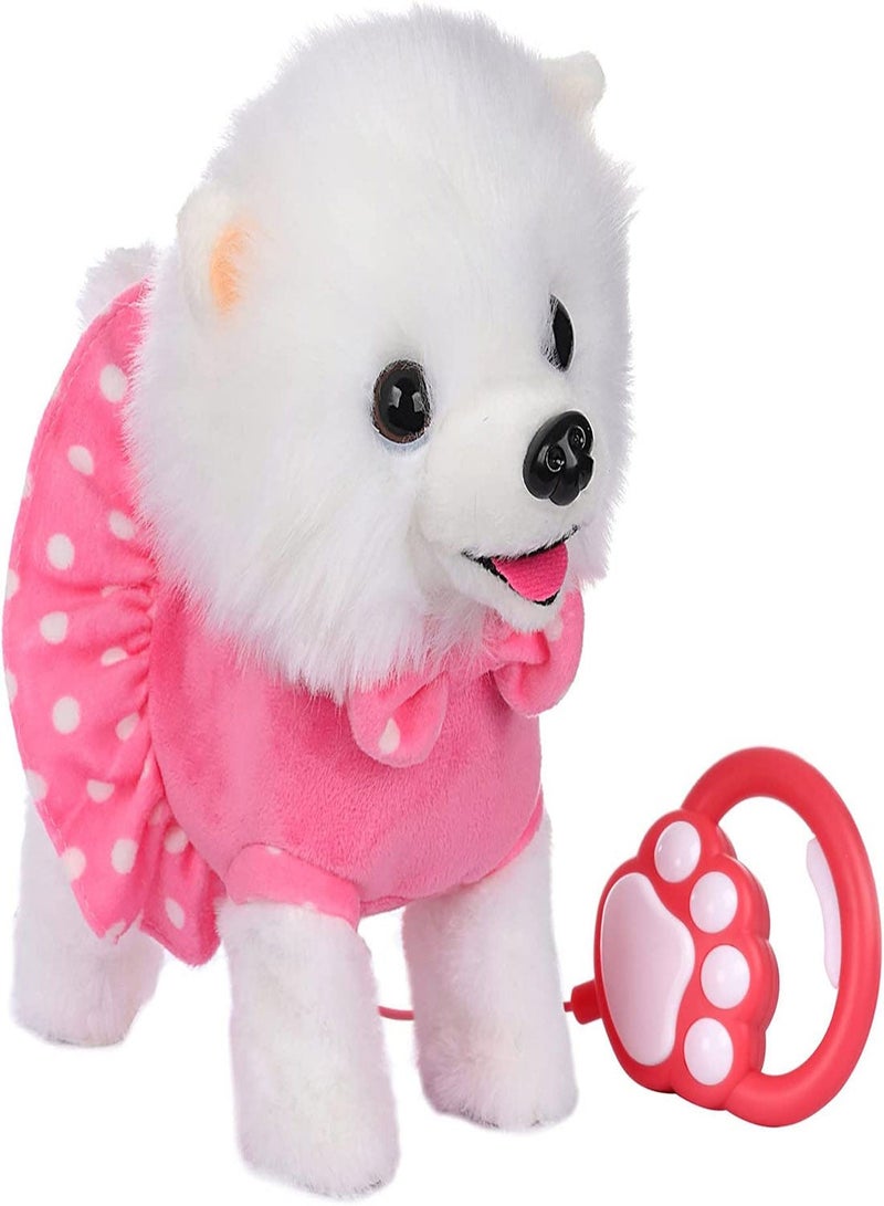 Electronic Plush Dog Toy, Singing Walking and Barking, Interactive Puppy with Remote Control Leash for Kids Toddler Gifts Birthday Girls Boys, Fun Toys Pets - Image 1