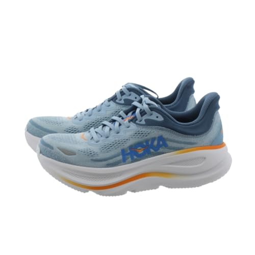 Hoka Men's Bondi 9 Sneaker, Drizzle/Downpour, 10 - Image 3