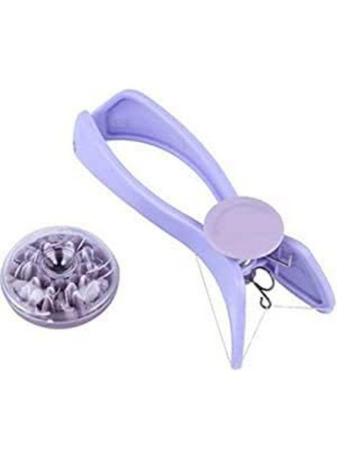 Vedvit Women's Tweezers Eyebrow Face and Body Hair Threading and Removal Epilators System Multi Use with extra 6 thread (multicolor)