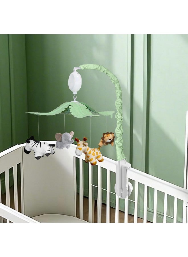 Feisike Jungle Safari Baby Crib Mobile with 35 Soothing Lullabies & 3 Modes - Adjustable Nursery Mobiles for Boys & Girls, Animal-Themed Nursery Decor Musical Mobile for Crib or Bassinet - Image 2