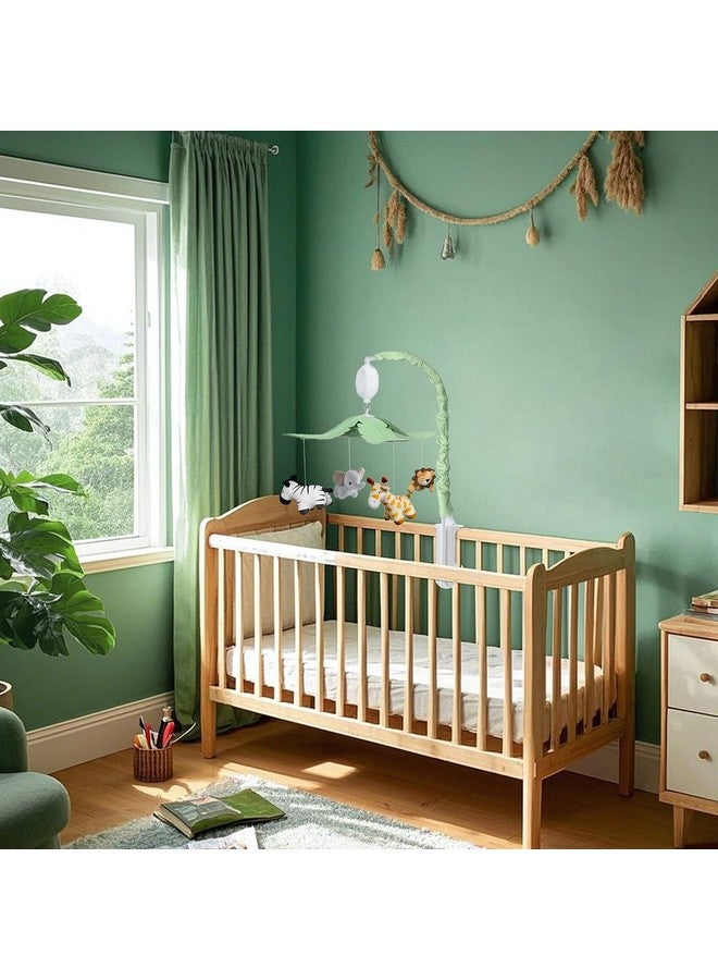 Feisike Jungle Safari Baby Crib Mobile with 35 Soothing Lullabies & 3 Modes - Adjustable Nursery Mobiles for Boys & Girls, Animal-Themed Nursery Decor Musical Mobile for Crib or Bassinet - Image 3