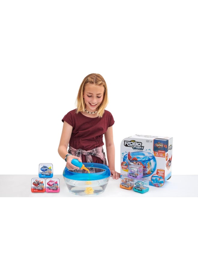 ROBO ALIVE Robo Fish robotic swimming pets Fish Tank Playset by Zuru - Image 4
