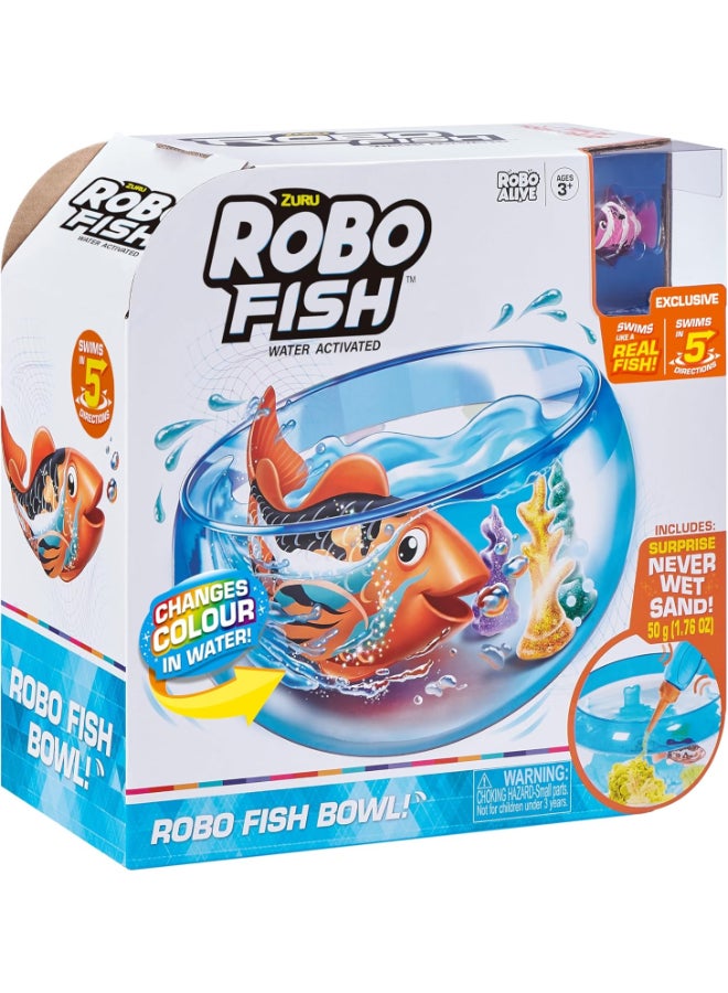 ROBO ALIVE Robo Fish robotic swimming pets Fish Tank Playset by Zuru - Image 1