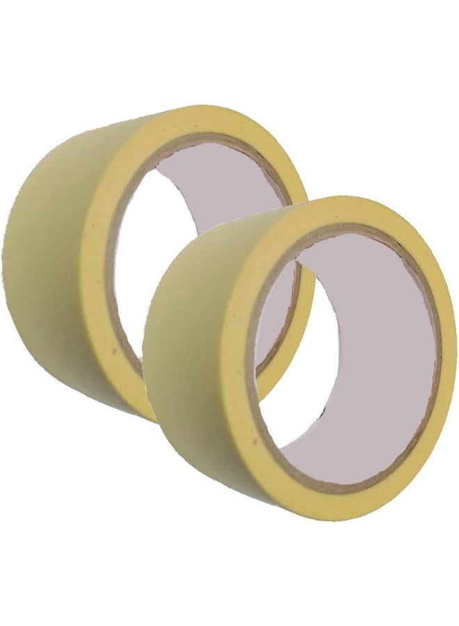 Royal Apex Automotive Self Adhesive Masking Tape For Painting Labelling Packing Craft Art Home Office School Etc‚ 2 Inch Pack Of 2 - Image 1