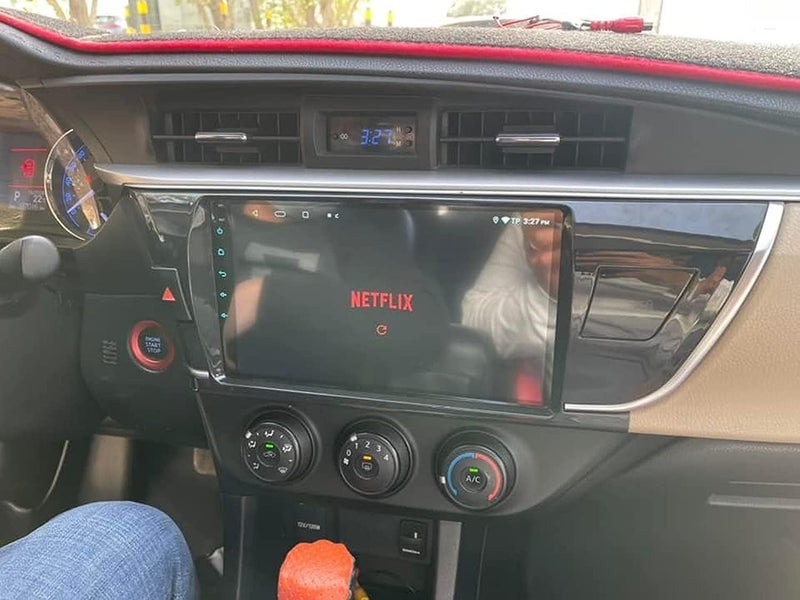 4K إم آر سي شاشة سيارة أندرويد لطراز تويوتا كورولا للأعوام 2014–2016، مزودة بتقنية Apple CarPlay وAndroid Auto، كاميرا عكس، وشاشة عرض من نوع IPS. - Image 1