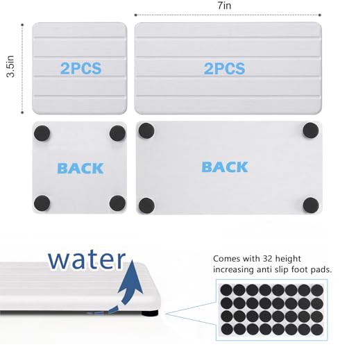 Lyxel 4PCS Stone Drying Tray for Bathroom Sink and Kitchen Counter, Fast Drying Diatomite Stones Soap Trays, Diatomaceous Coaster, Vanity Trays, Water Absorbing Stone Tray for Sink - Image 4