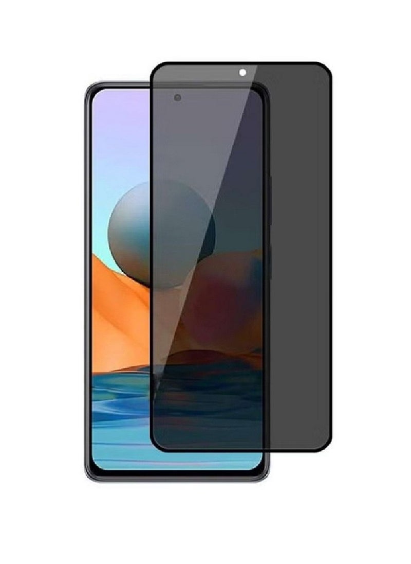we3 Tempered Glass Screen Protector Anti-Spy Privacy Designed For Xiaomi Redmi Note 10 Pro Full Screen Coverage And Bubble Free - Image 1