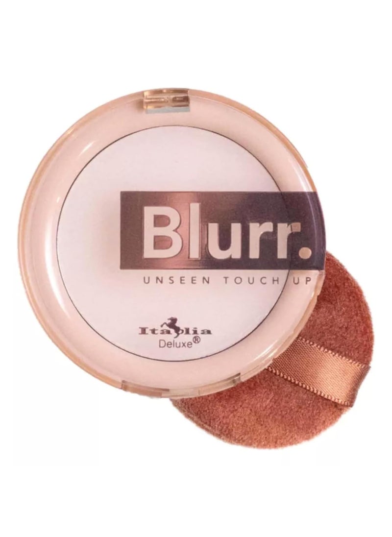 Italia Deluxe Italia Deluxe Blurr Unseen Touch Up Set  Blot Mattifier  Setting Primer Balm 01 Ounce Pack of 1 Clear 