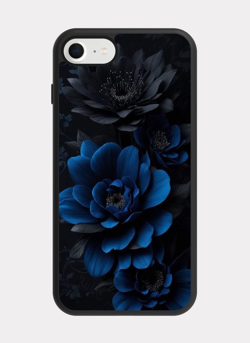 PXLAAT iPhone 8 case cover Blue Flower - Image 1
