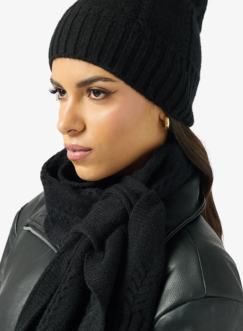 Ginger 2 Pack Winter Beanie & Scarf Set