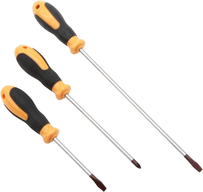 NewZoll 6Pcs Screwdriver Tool Set Strong Magnetic Screwdriver Tip Screw Drivers 3 Phillips  3 Flathead Tips Screwdriver Kit for Automotive Repair Home Craft improvement - Image 4