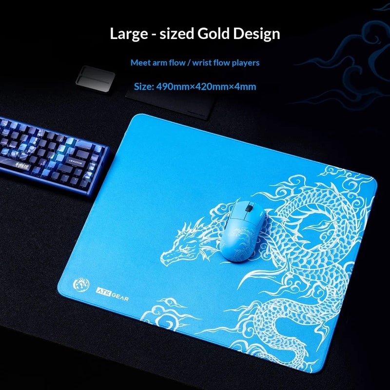 ATK Gear Leviathan Co-Branded Large Gaming Mouse Pad, Non-Slip Desk Mat for FPS Esports, Csgo and Valorant - Image 4