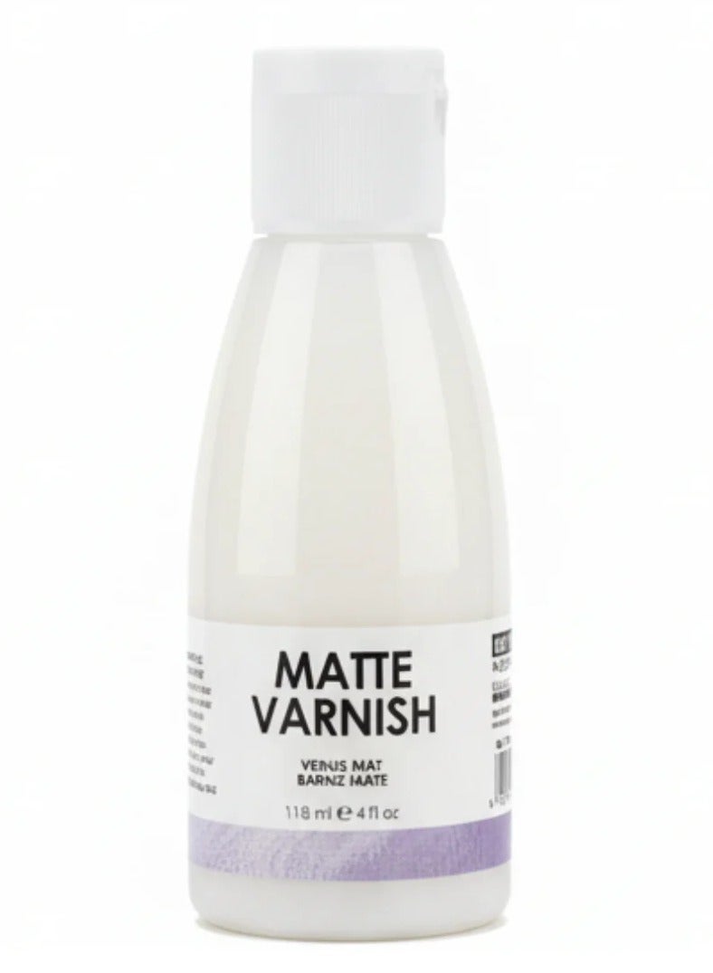 Professional Matte Acrylic Varnish – Durable Non-Yellowing Finish – 118 ml