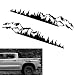 Hugwits 2 PCS Car Mountain Tree Forest Vinyl Decals 394 x 67 SelfAdhesive Waterproof Car Body Door Side Stickers Decoration Universal for Most Cars SUVs RVs Trucks - Image 2
