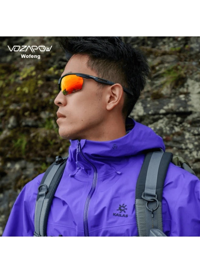 Vozapow Polarized Hiking Sungl Outdoor Sports Sungl For Climbing Fishing Running Driving - Image 1