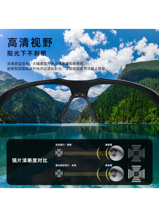Vozapow Polarized Hiking Sungl Outdoor Sports Sungl For Climbing Fishing Running Driving - Image 2