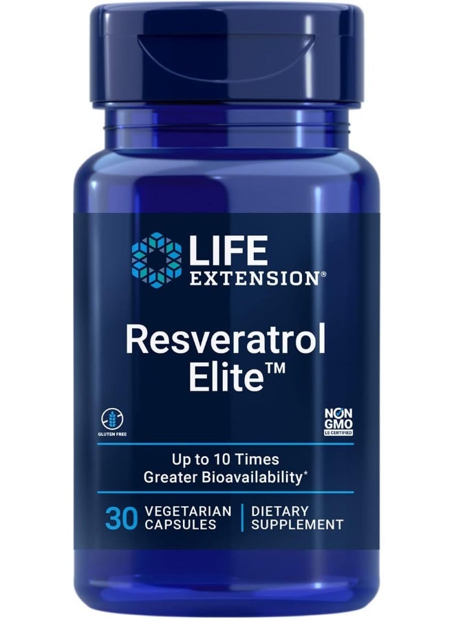 Life Extension Resveratrol Elite - Transresveratrol Supplements - Image 1