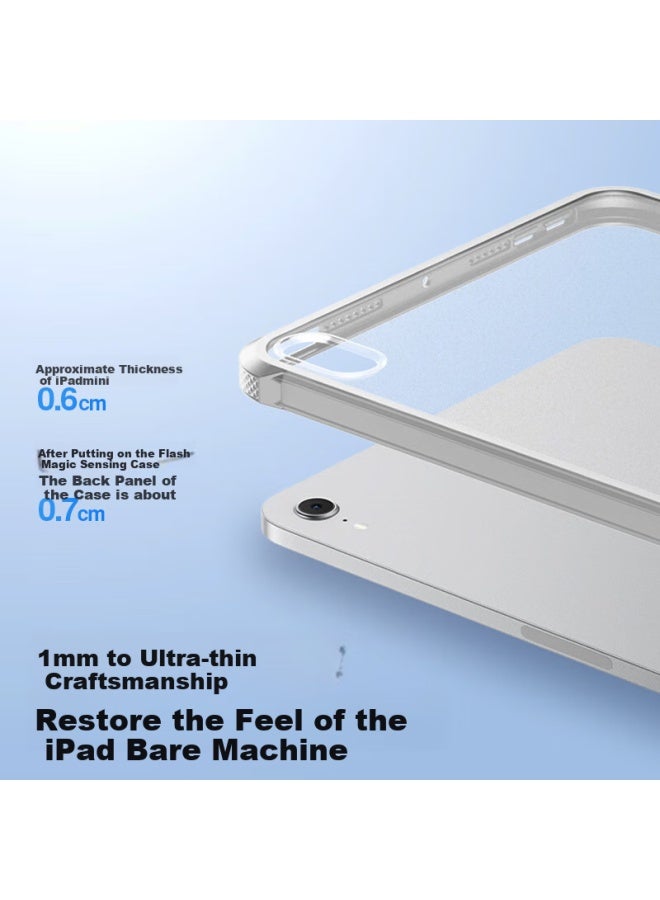 Smartdevil Ipad Mini 7/6 Protective Case 24/22 Models Ipad Mini 7/6 Protective Cover Frosted Anti-Fingerprint Apple Acrylic Transparent Frosted Grey - Image 5