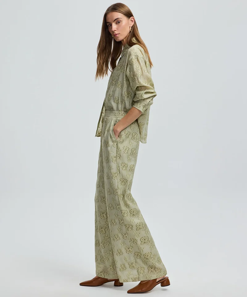 Ipekyol Floral Embroidered Trousers