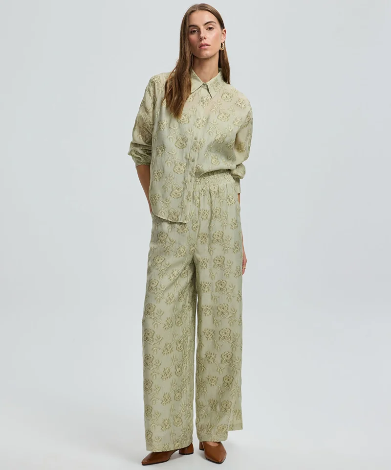 Ipekyol Floral Embroidered Trousers