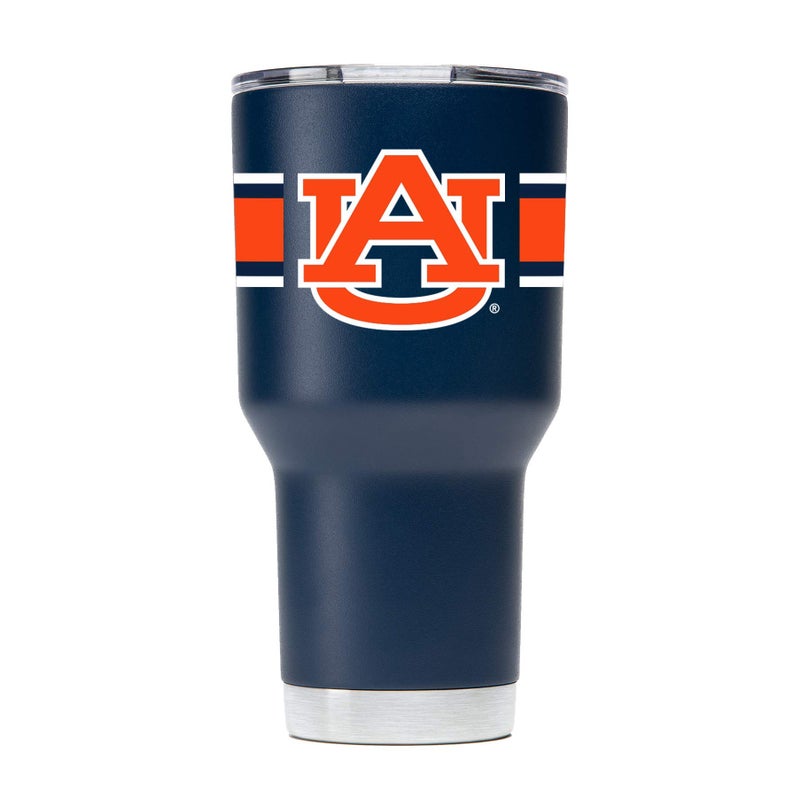 GTS Gametime Sidekicks Gametime Sidekicks Auburn 30oz Navy Tumbler  Officially Licensed 188 Stainless Steel Doublewalled Vacuuminsulated UV LED Printed Logos Sweatless Stays HotCold  360 Wrap