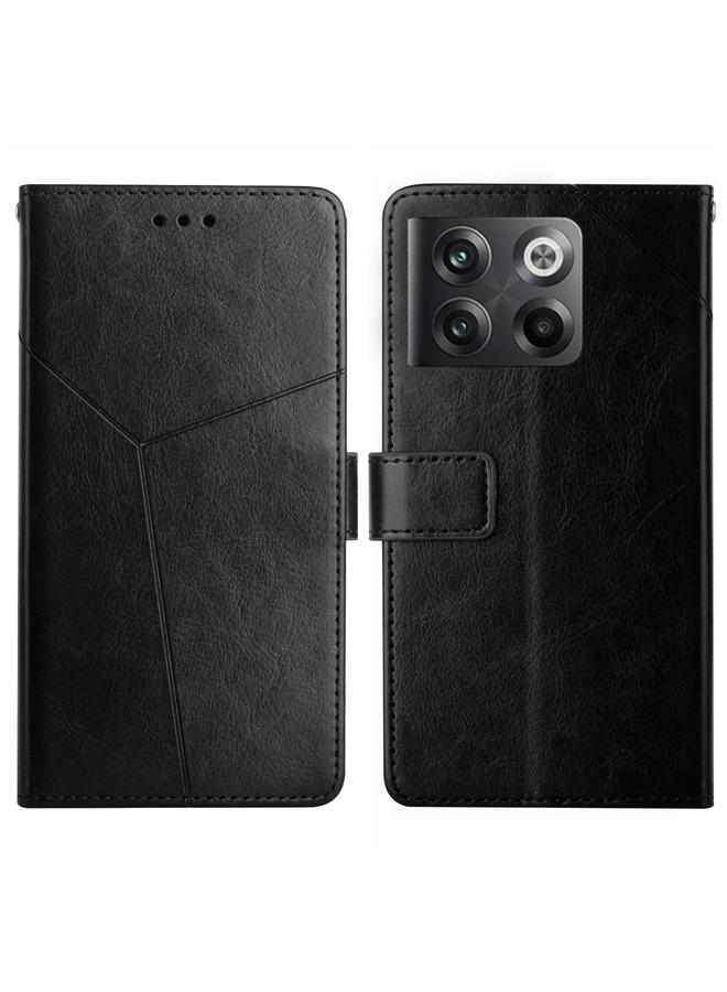 S-TOP Case For OnePlus 10T / Ace Pro HT01 Y-shaped Pattern Flip Leather Phone Case - Image 1