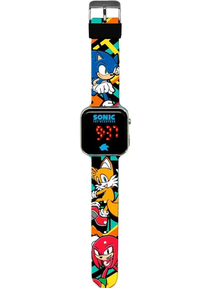 Sonic The Hedgehog Sonic The Hedgehog 3 Printed LED Boys Watch - SNC4228M
