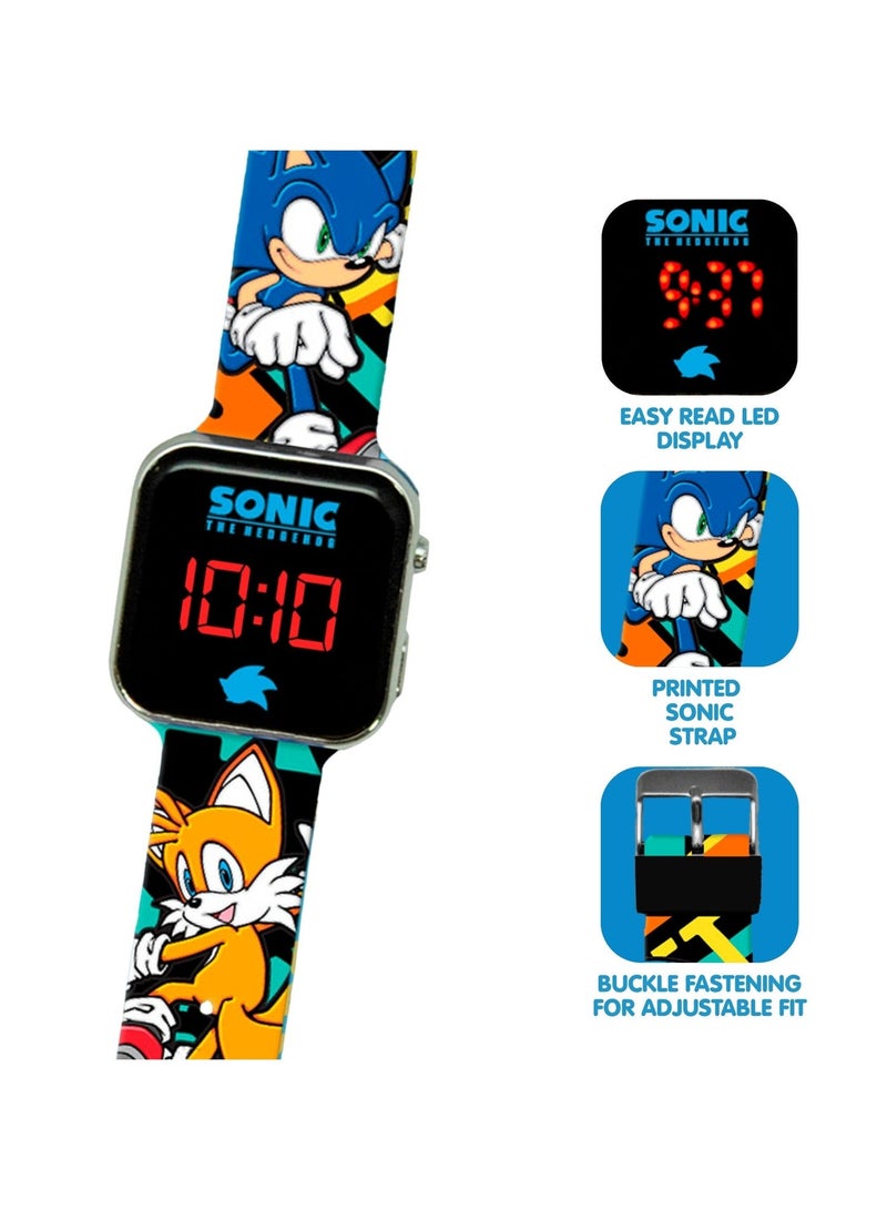 Sonic The Hedgehog 3 Printed LED Boys Watch - SNC4228M - Image 3