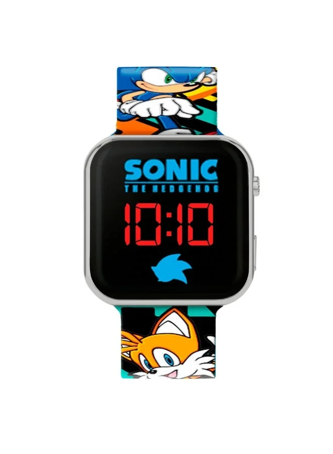 Sonic The Hedgehog Sonic The Hedgehog 3 Printed LED Boys Watch - SNC4228M