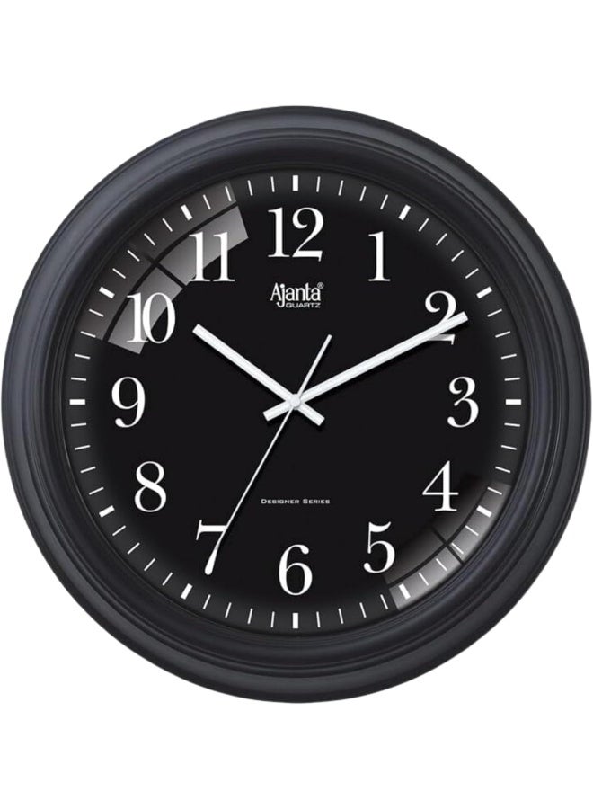 Ajanta Wall Clock Designer Wall Clock - 1107 - Black - Image 1