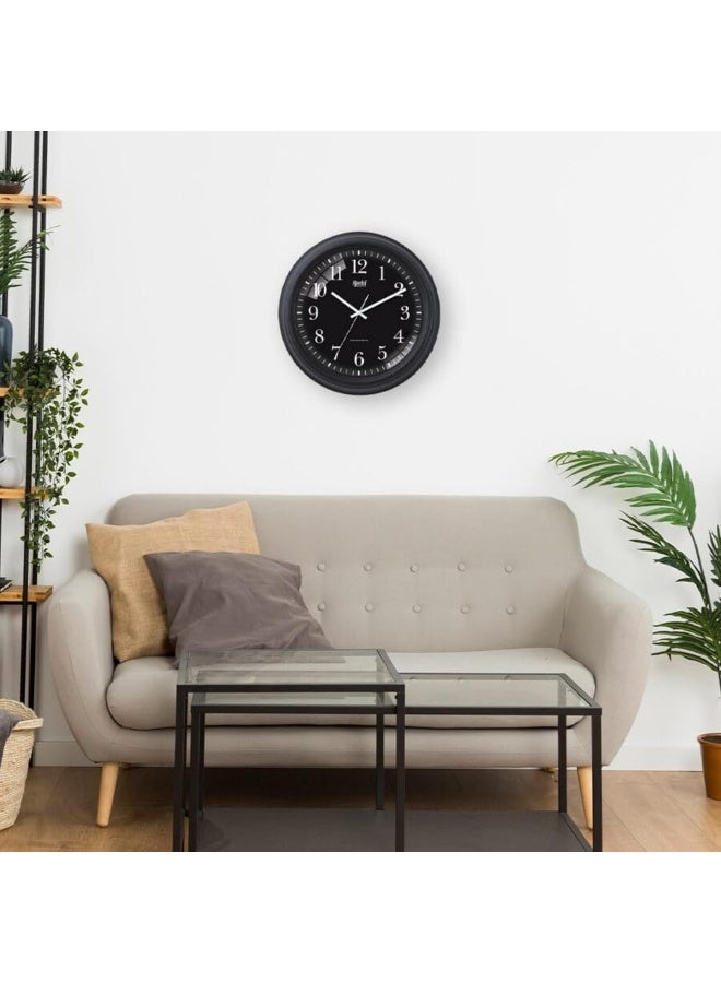 Ajanta Wall Clock Designer Wall Clock - 1107 - Black - Image 2
