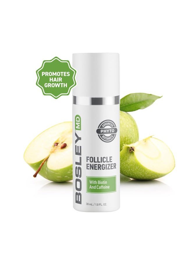 BOSLEYMD Follicle Energizer, DHT Blocker, Extra Strength Thinning Hair Treatment for Hair Loss and Hair Regrowth, Men and Women,1oz. and Value Kit (Packaging May Vary)  - Image 2