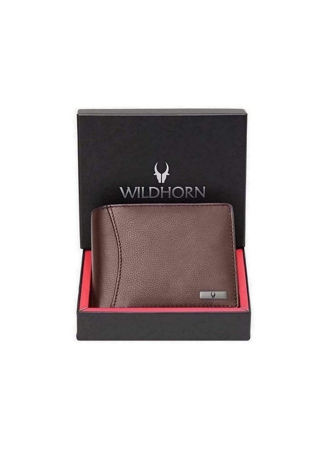 وايلدهورن محفظة جلدية محمية بتقنية Rfid من WildHorn للرجال، لون الجوز  - Image 1