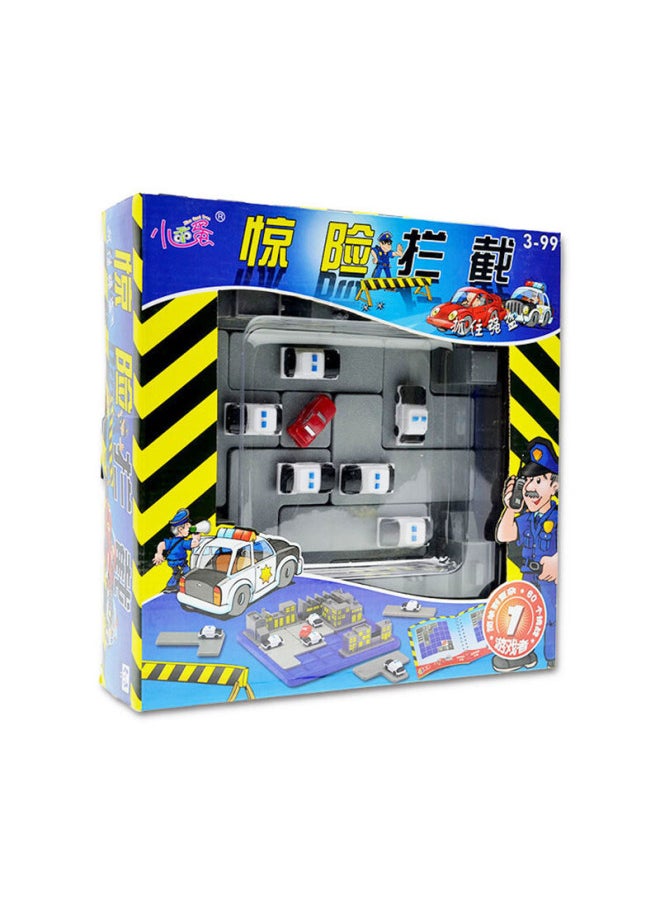 Thrilling Intercept Police Catch Thief 120 Off Maze Children's Reasoning Intelligence Game Toy-Color:Thrilling Interception Level 60